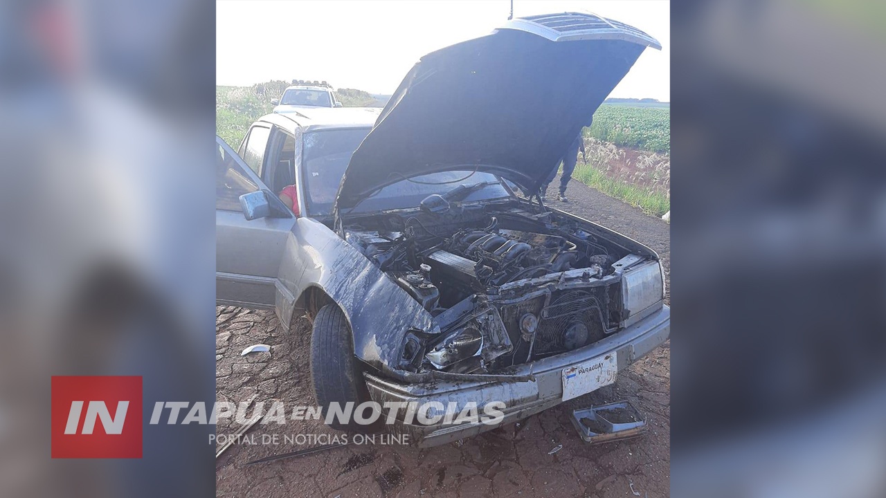 CONDUCTORA PIERDE EL CONTROL Y VUELCA EN LA PAZ – Itapúa Noticias