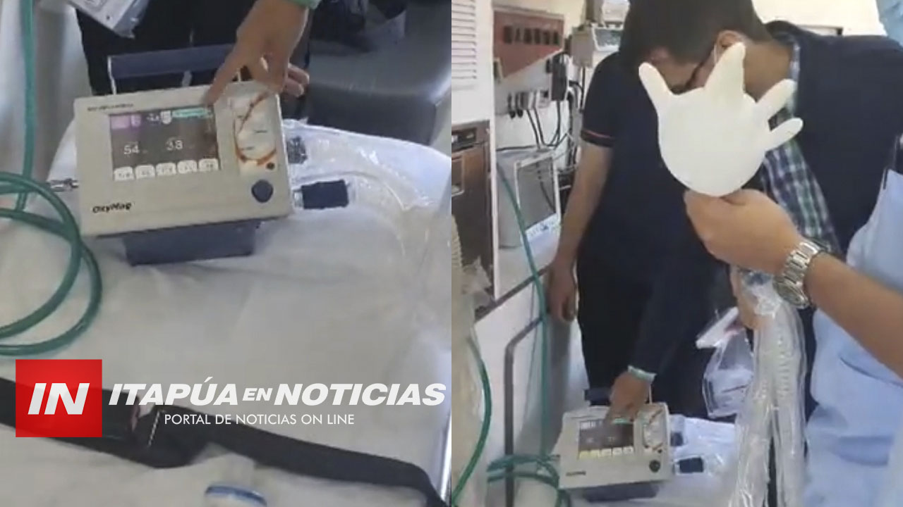 RESPIRADOR YA SE ENCUENTRA DISPONIBLE EN AMBULANCIA. Itapúa Noticias