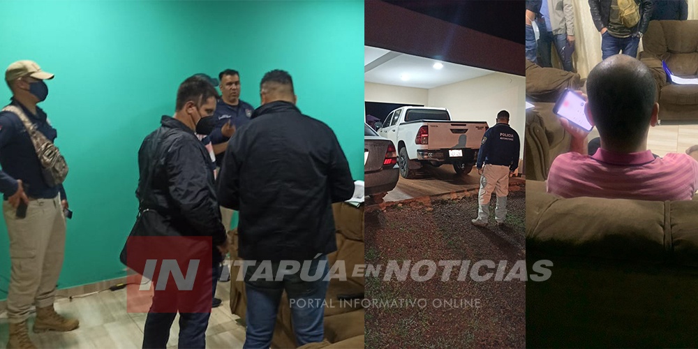 ALLANAMIENTO Y DETENCIÓN EN CASO ROBO DE CAMIONES EN CENTRAL. – Itapúa ...