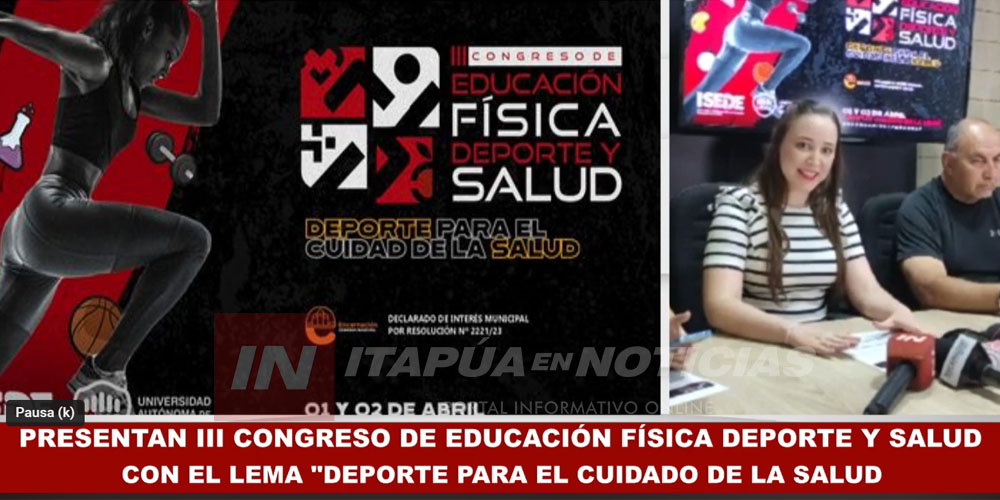 EN LA UNAE PRESENTARON III CONGRESO DE EDUCACIÓN FÍSICA, DEPORTE Y ...