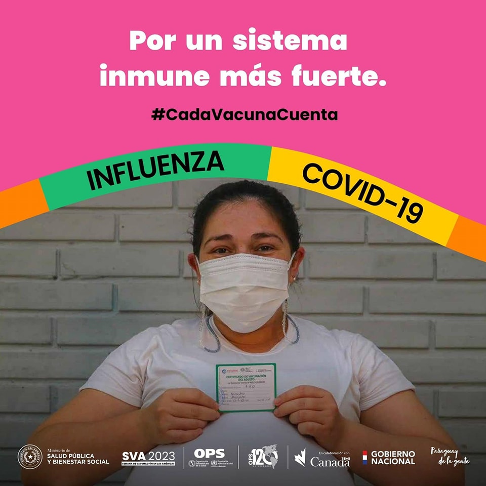 ES EL MOMENTO DE VACUNARSE CONTRA LA INFLUENZA Y COVID-19