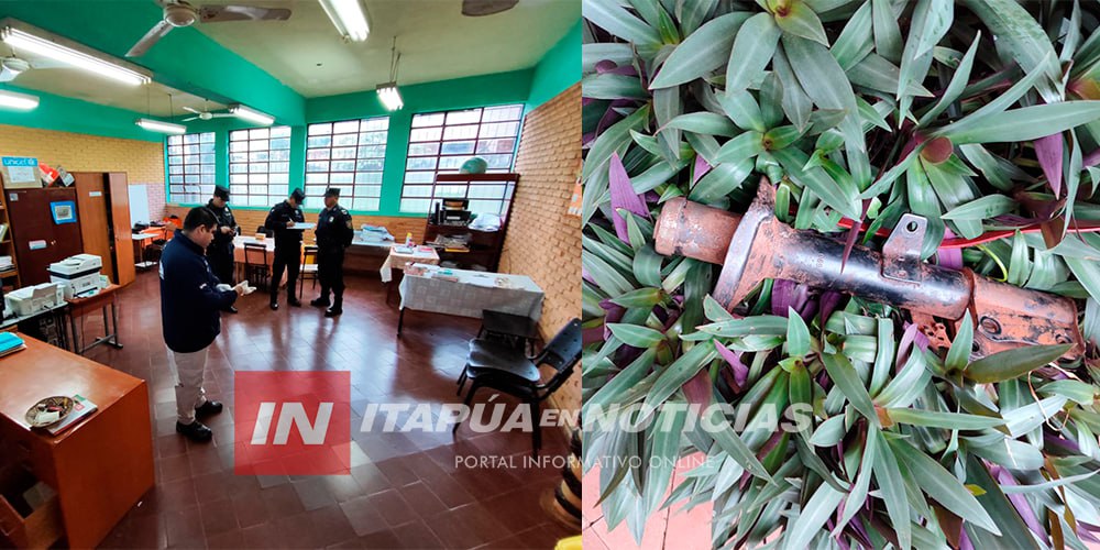 ESCUELA FUE SAQUEADA POR LADRONES DOS VECES EN MENOS DE 24 HORAS ...