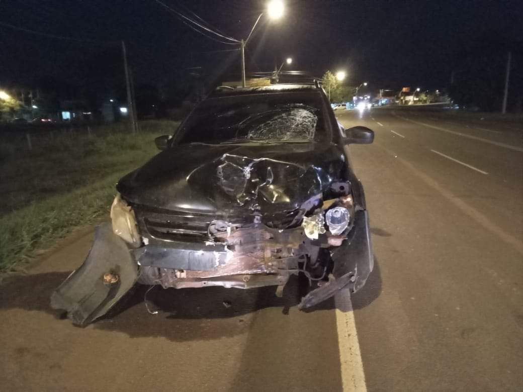 MOTOCICLISTA RESULTÓ HERIDO TRAS SINIESTRO VIAL EN CORONEL BOGADO Itapúa Noticias