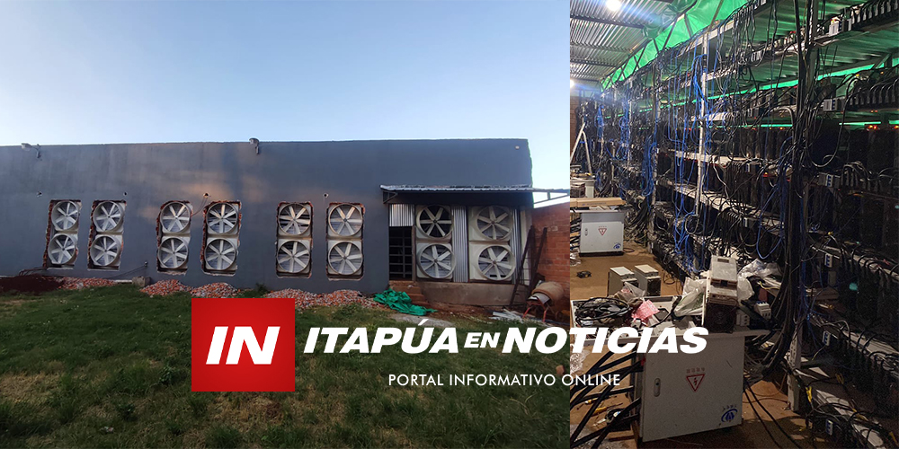 CONTINÚAN INVESTIGACIONES PARA IDENTIFICAR GRANJAS DE CRIPTOMINERÍAS EN ITAPÚA