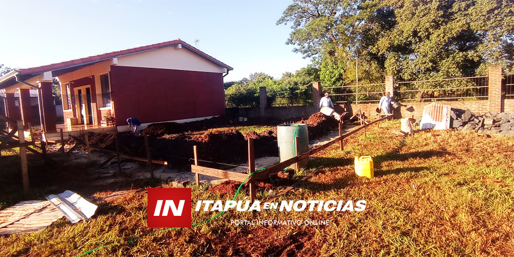 AVANZAN OBRAS EN ESCUELA DEL SAN JUAN DEL PARANÁ GRACIAS A LA MUNICIPALIDAD