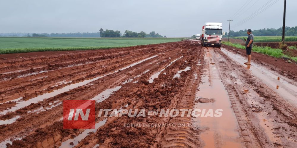 POBLADORES DE KRESSBURGO SE ENCUENTRAN AISLADOS POR OBRAS DE ASFALTADO 