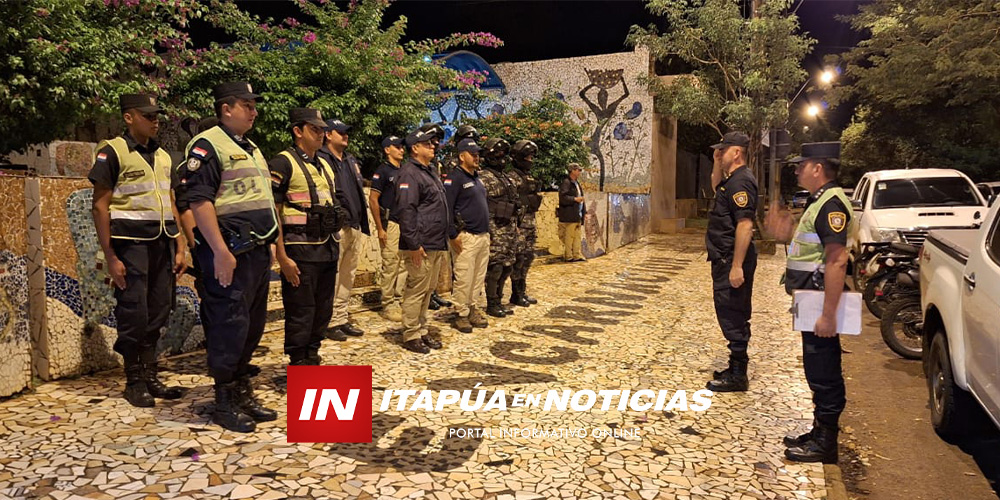 POLICÍA DESPLIEGA OPERATIVOS DE CONTROLES PREVENTIVOS