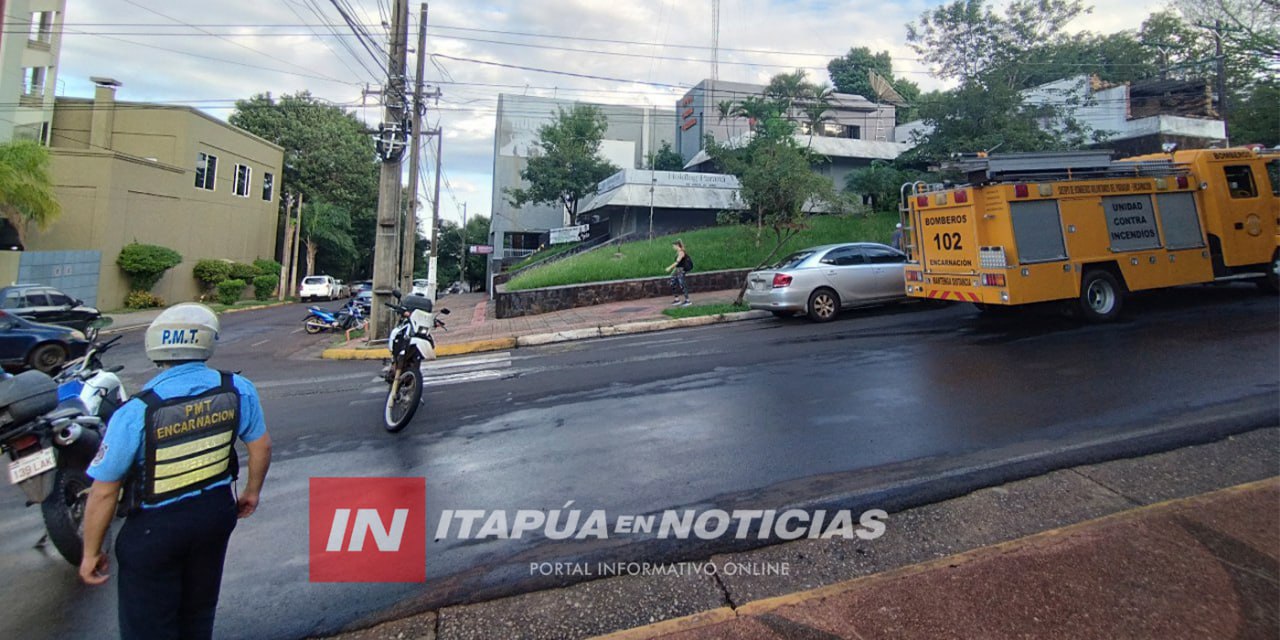 BOMBEROS ACTUARON ANTE PRINCIPIO DE INCENDIO EN ENCARNACIÓN