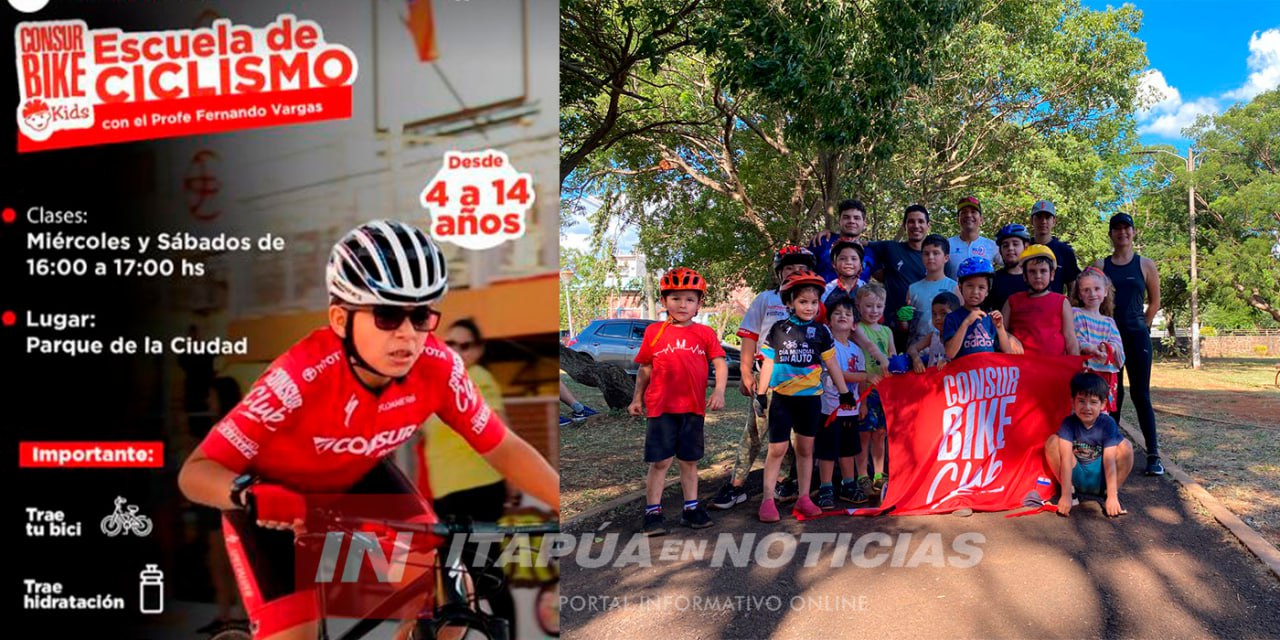 ÉXITO TOTAL DE LA ESCUELA DE CICLISMO «CONSUR BIKE KIDS» EN ENCARNACIÓN ...