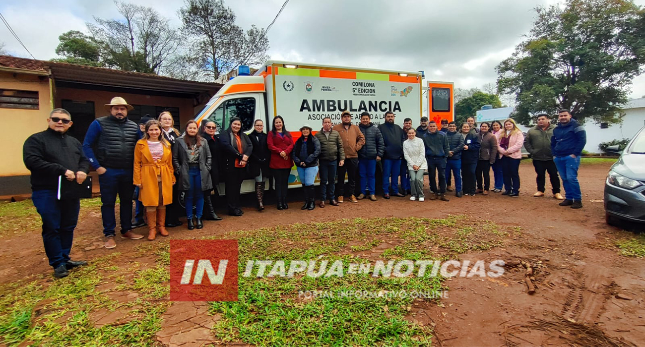 SAN RAFAEL DEL PNÁ. CELEBRA LA LLEGADA DE UNA AMBULANCIA A LA USF