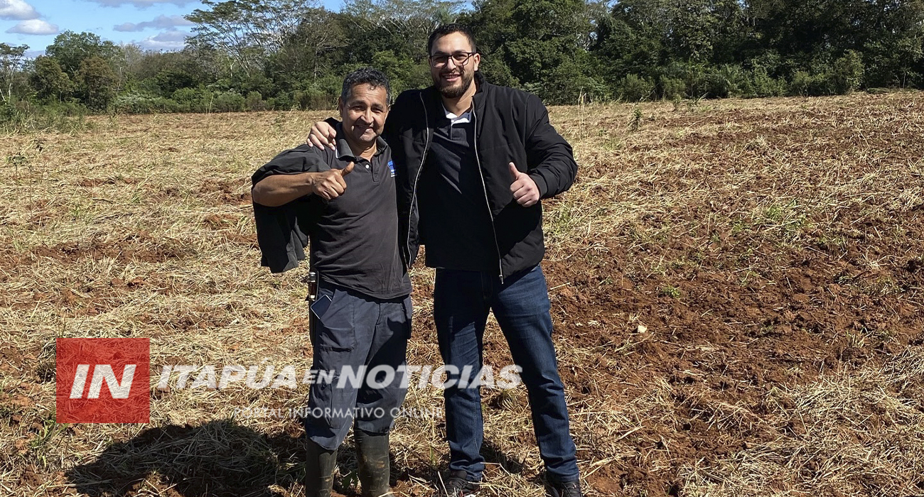JOSÍAS ESCOBAR DESTACA EL VALOR DEL SECTOR PRODUCTIVO EN ITAPÚA
