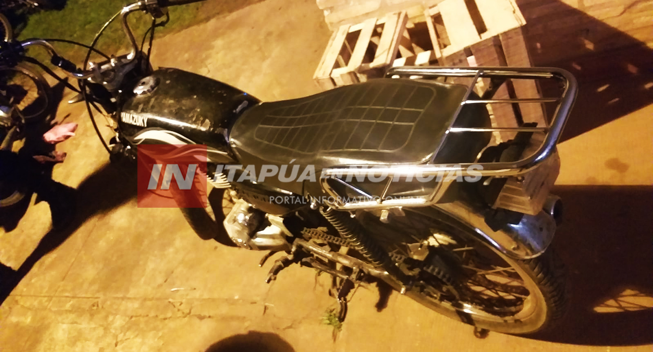 SE CRUZÓ CON SU MOTOCICLETA HURTADA POR LA CALLE Y LA RECUPERÓ SE CRUZÓ CON SU MOTOCICLETA HURTADA POR LA CALLE Y LA RECUPERÓ