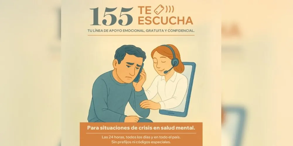 LÍNEA 155 PARA ASISTENCIA EN SALUD MENTAL REALIZÓ 2.252 INTERVENCIONES A UN MES DE IMPLEMENTACIÓN