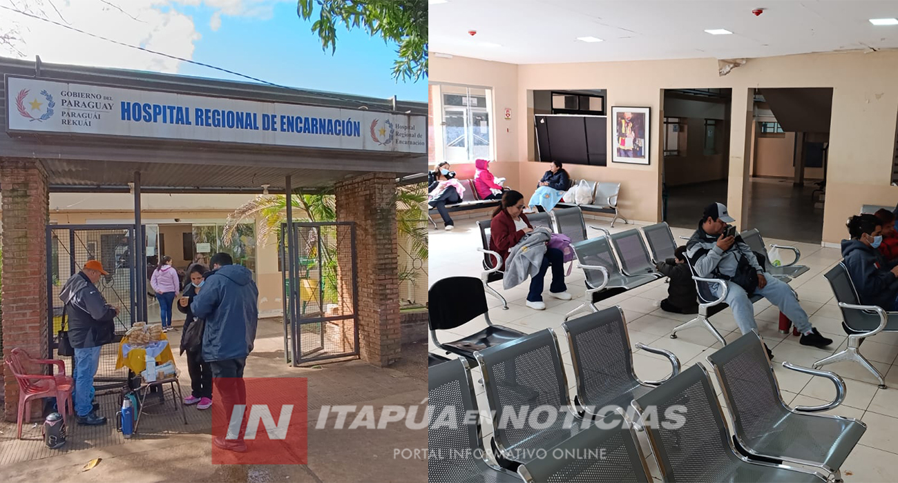 HOSPITAL REGIONAL DE ENCARNACIÓN ATENDIÓ A 475 PACIENTES DURANTE EL FIN DE SEMANA LARGO HOSPITAL REGIONAL DE ENCARNACIÓN ATENDIÓ A 475 PACIENTES DURANTE EL FIN DE SEMANA LARGO