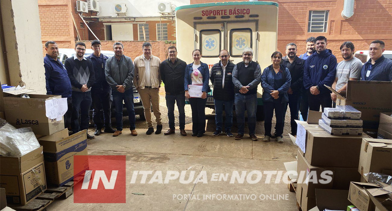 ASEGURAN ABASTECIMIENTO DE INSUMOS MÉDICOS EN ITAPÚA DURANTE EL WRC 2025