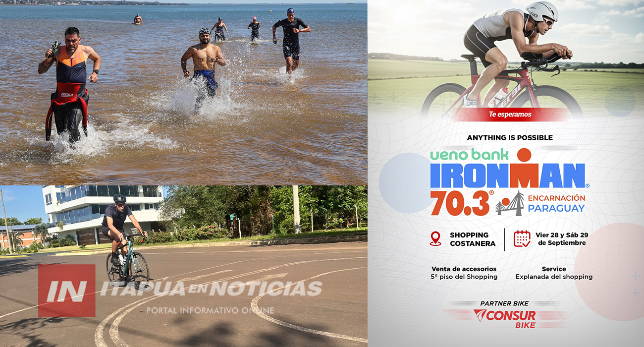 ENCARNACIÓN SE PREPARA PARA VIVIR EL IRONMAN 70.3 – Itapúa Noticias