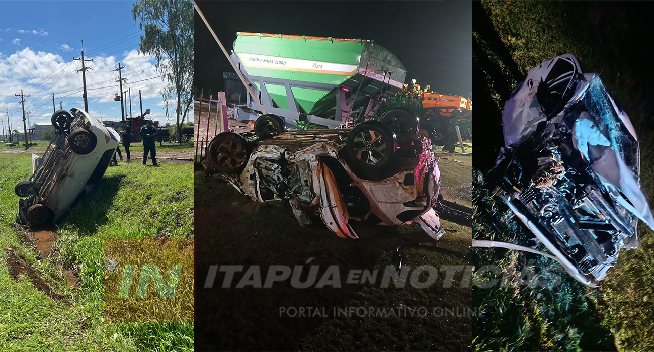 FIN DE SEMANA MARCADO POR MÚLTIPLES ACCIDENTES DE TRÁNSITO EN ITAPÚA