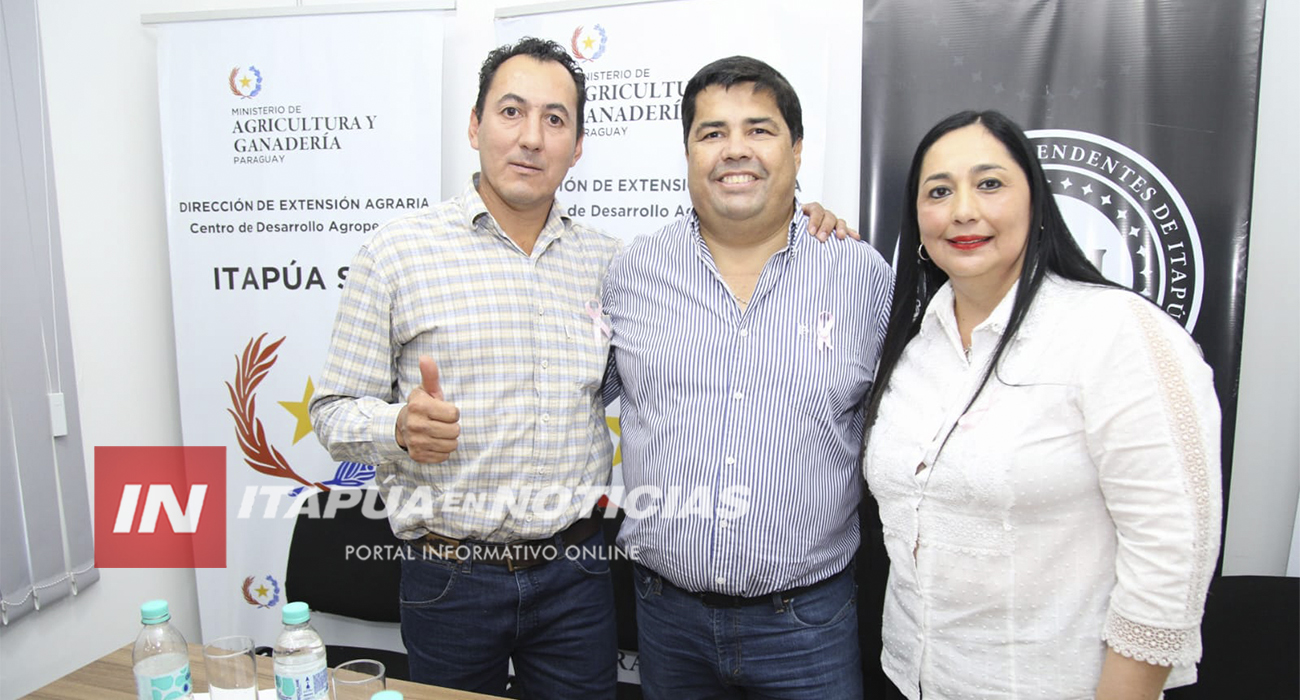 INTENDENTE DE NVA ALBORADA DESTACA APORTE PARA FORTALECER LA PRODUCCIÓN