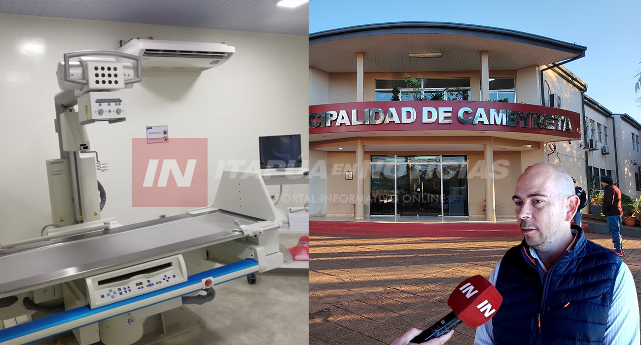 PRETENDEN INSTALAR UN EQUIPO DE RAYOS X EN CAMBYRETÁ