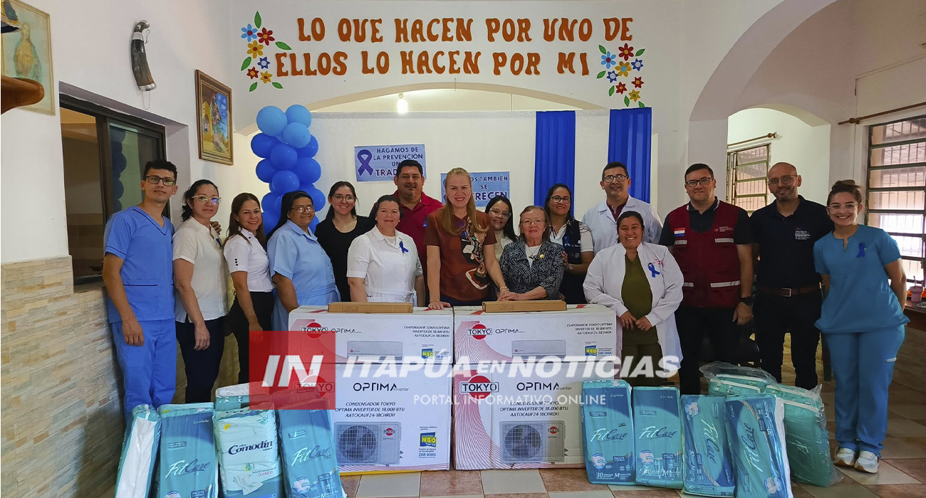 HOGAR SANTA MARÍA RECIBE EQUIPAMIENTO Y SE REALIZAN ESTUDIOS PSA A RESIDENTES