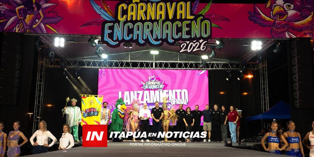 LANZAN OFICIALMENTE LA EDICIÓN 100 DEL CARNAVAL ENCARNACENO 2026