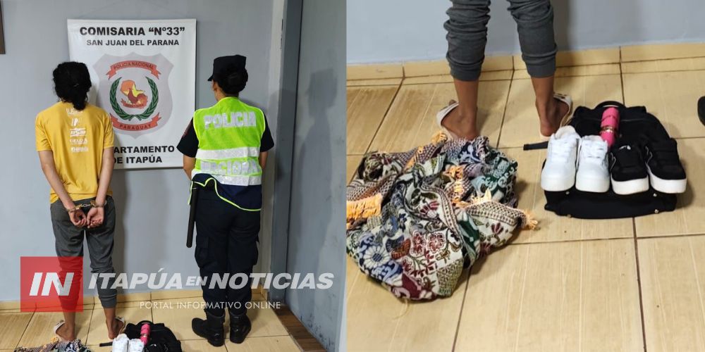 HURTÓ CALZADOS Y UN PERFUME: FUE ATRAPADA Y TERMINÓ TRAS LAS REJAS