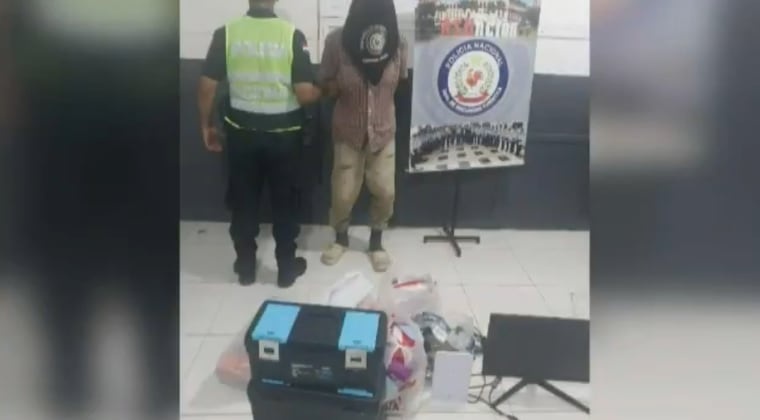 EXTRANJERO ENTRÓ A ROBAR EN LAS OFICINAS EL MOPC