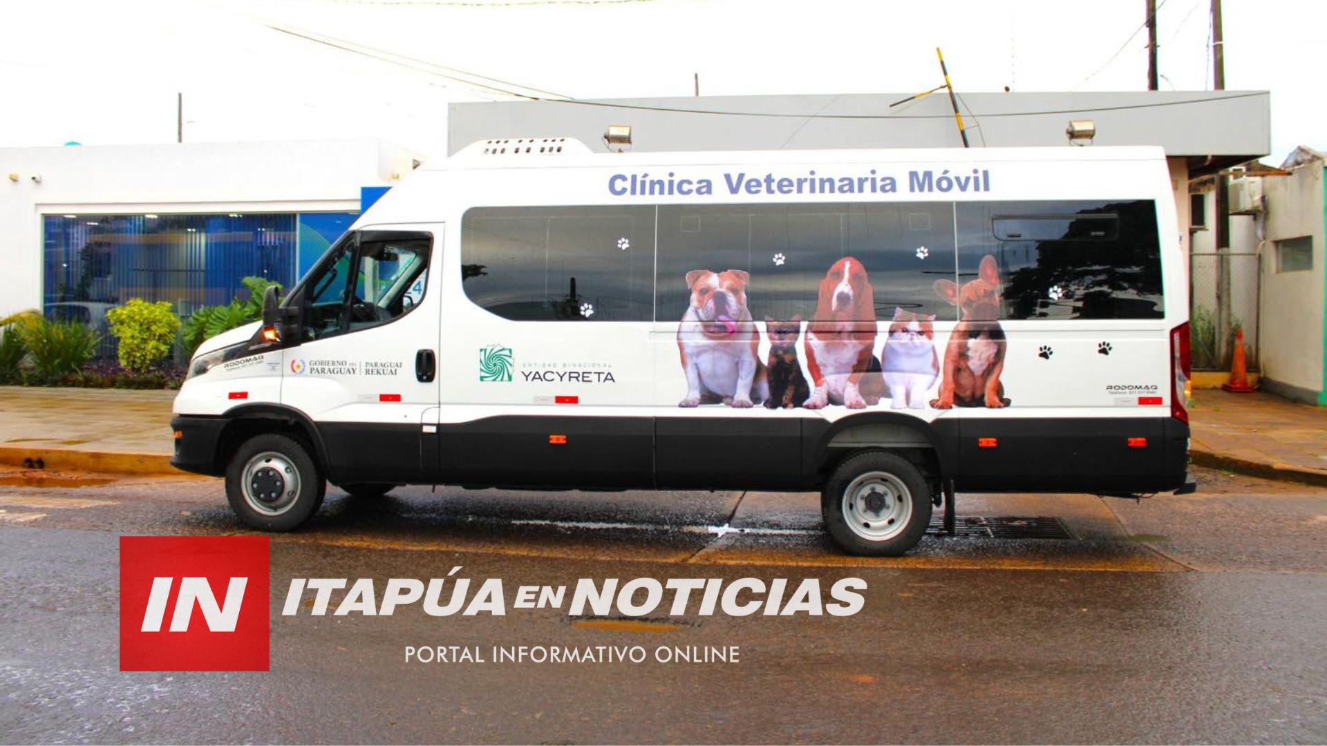 YACYRETÁ INCORPORA CLÍNICA VETERINARIA MÓVIL PARA ATENCIÓN EN BARRIOS