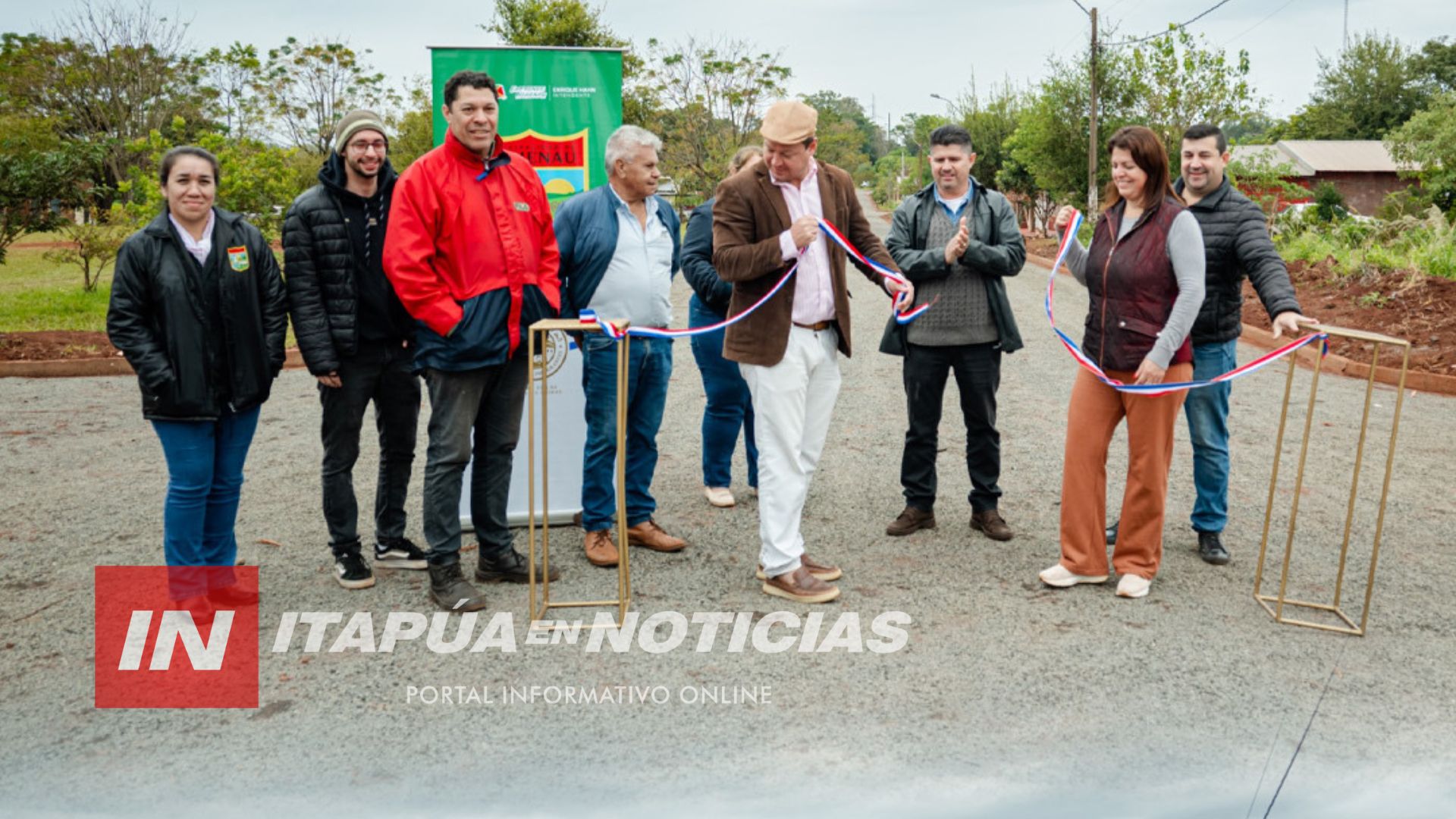 HOHENAU ALCANZA CIFRA RÉCORD DE 3.500 METROS DE EMPEDRADO EN EL BARRIO OBRERO