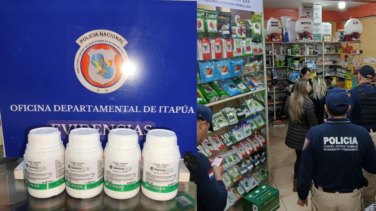 ALLANAN TRES AGROVETERINARIAS EN MARÍA AUXILIADORA POR PRESUNTO CONTRABANDO DE AGROQUÍMICOS ALLANAN TRES AGROVETERINARIAS EN MARÍA AUXILIADORA POR PRESUNTO CONTRABANDO DE AGROQUÍMICOS