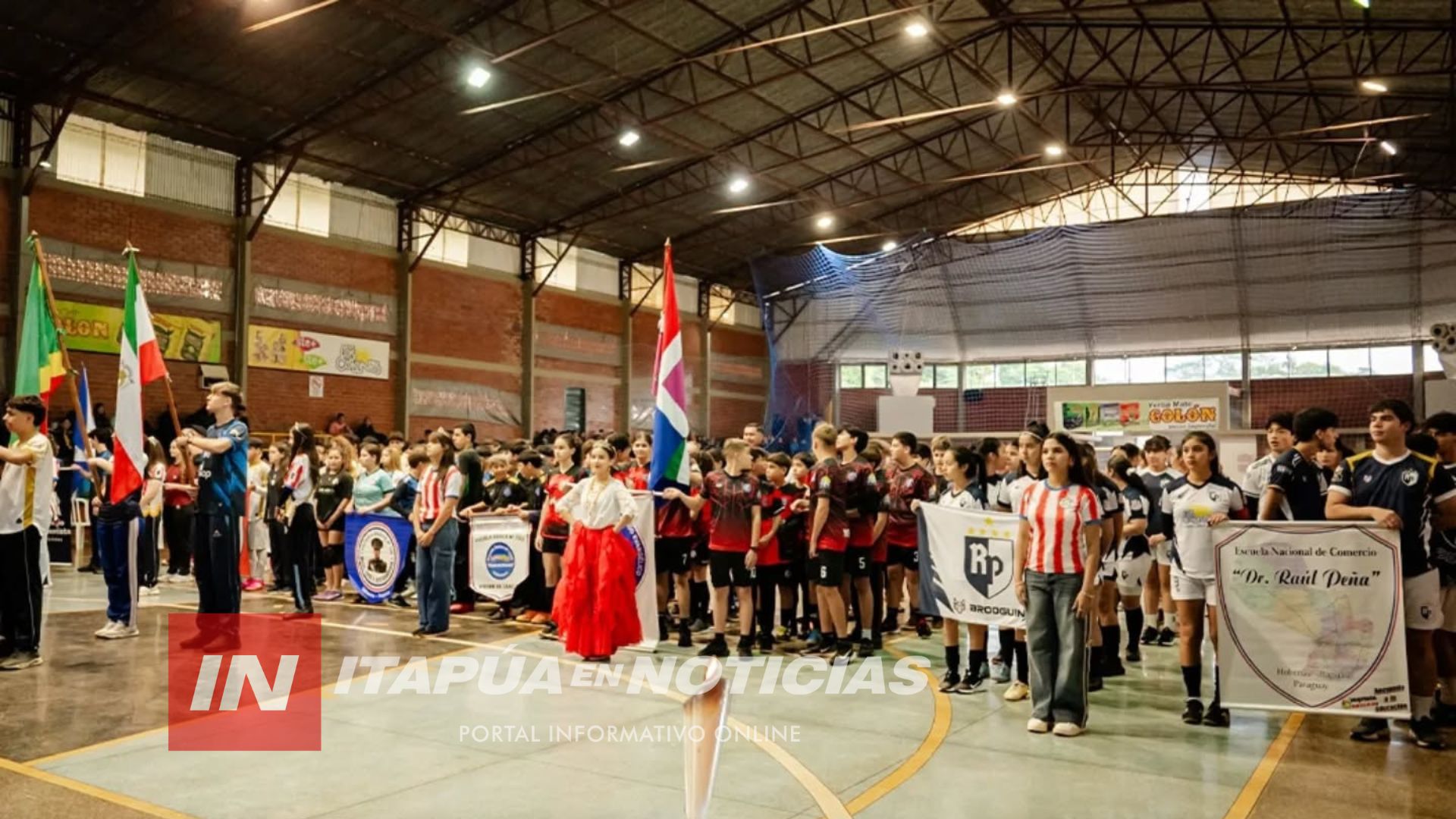 INAUGURAN LOS JUEGOS JEEN EN HOHENAU CON PARTICIPACIÓN DE ESTUDIANTES DE TODO EL DISTRITO