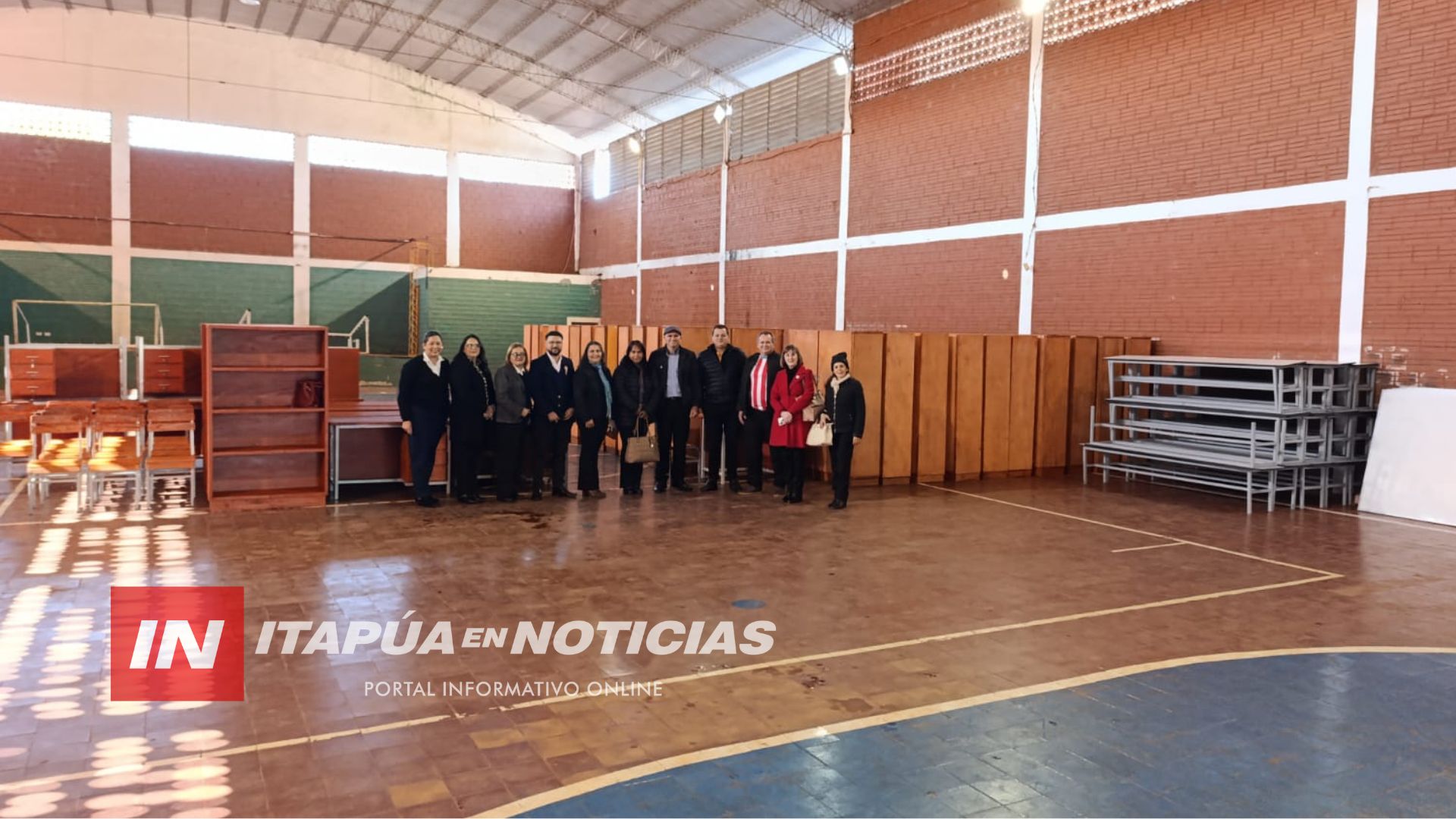 SAN JUAN DEL PARANÁ REALIZA IMPORTANTE ENTREGA DE ACONDICIONADORES Y MOBILIARIOS