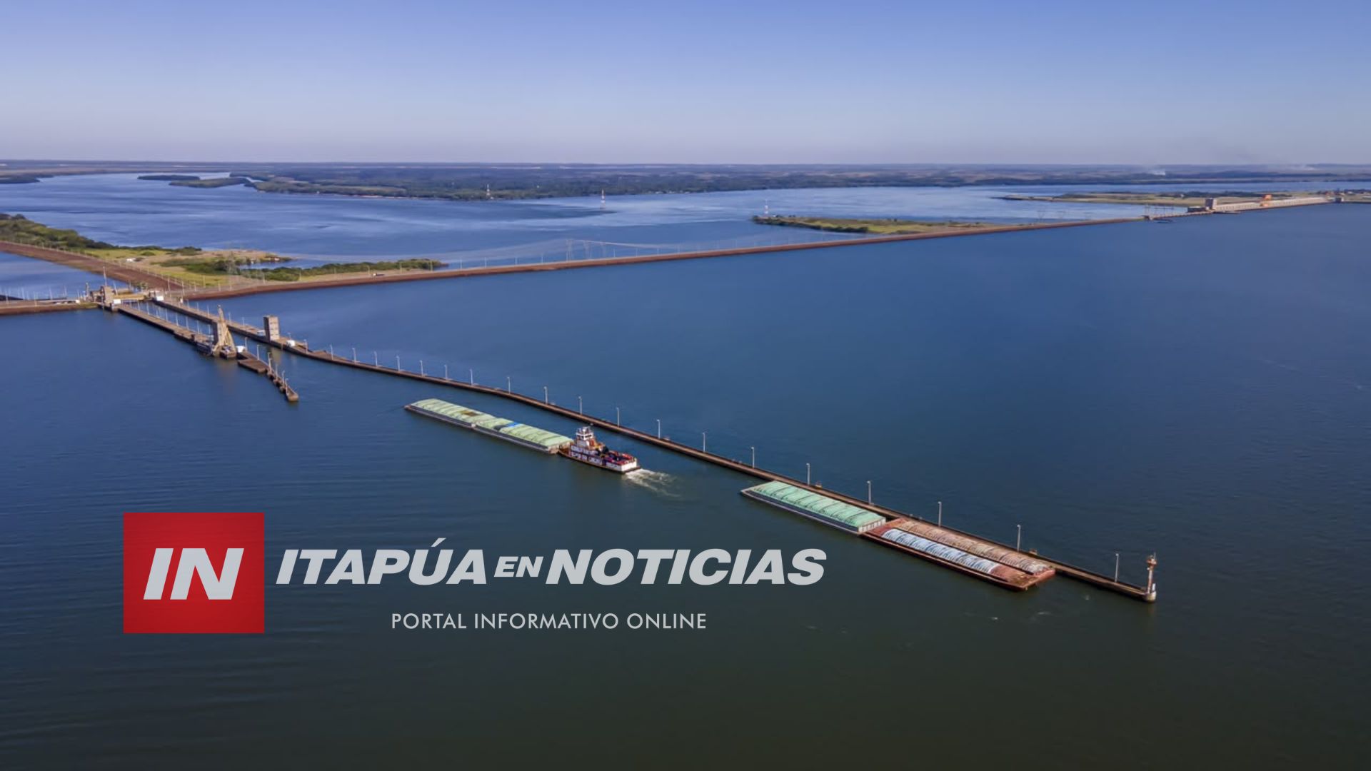 YACYRETÁ REHABILITA POR COMPLETO SU ESCLUSA DE NAVEGACIÓN Y GARANTIZA EL TRÁNSITO FLUVIAL