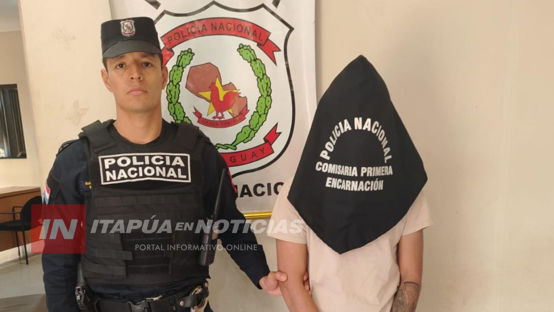 DETIENEN EN ENCARNACIÓN A JOVEN CON ORDEN DE CAPTURA POR SUPUESTA APROPIACIÓN DETIENEN EN ENCARNACIÓN A JOVEN CON ORDEN DE CAPTURA POR SUPUESTA APROPIACIÓN