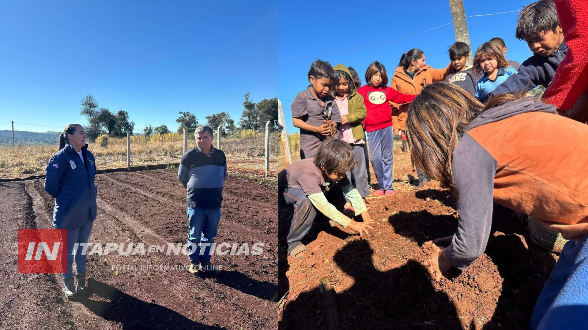 GOBERNACIÓN PROMUEVE HUERTAS SUSTENTABLES EN ESCUELAS INDÍGENAS DE ITAPÚA GOBERNACIÓN PROMUEVE HUERTAS SUSTENTABLES EN ESCUELAS INDÍGENAS DE ITAPÚA