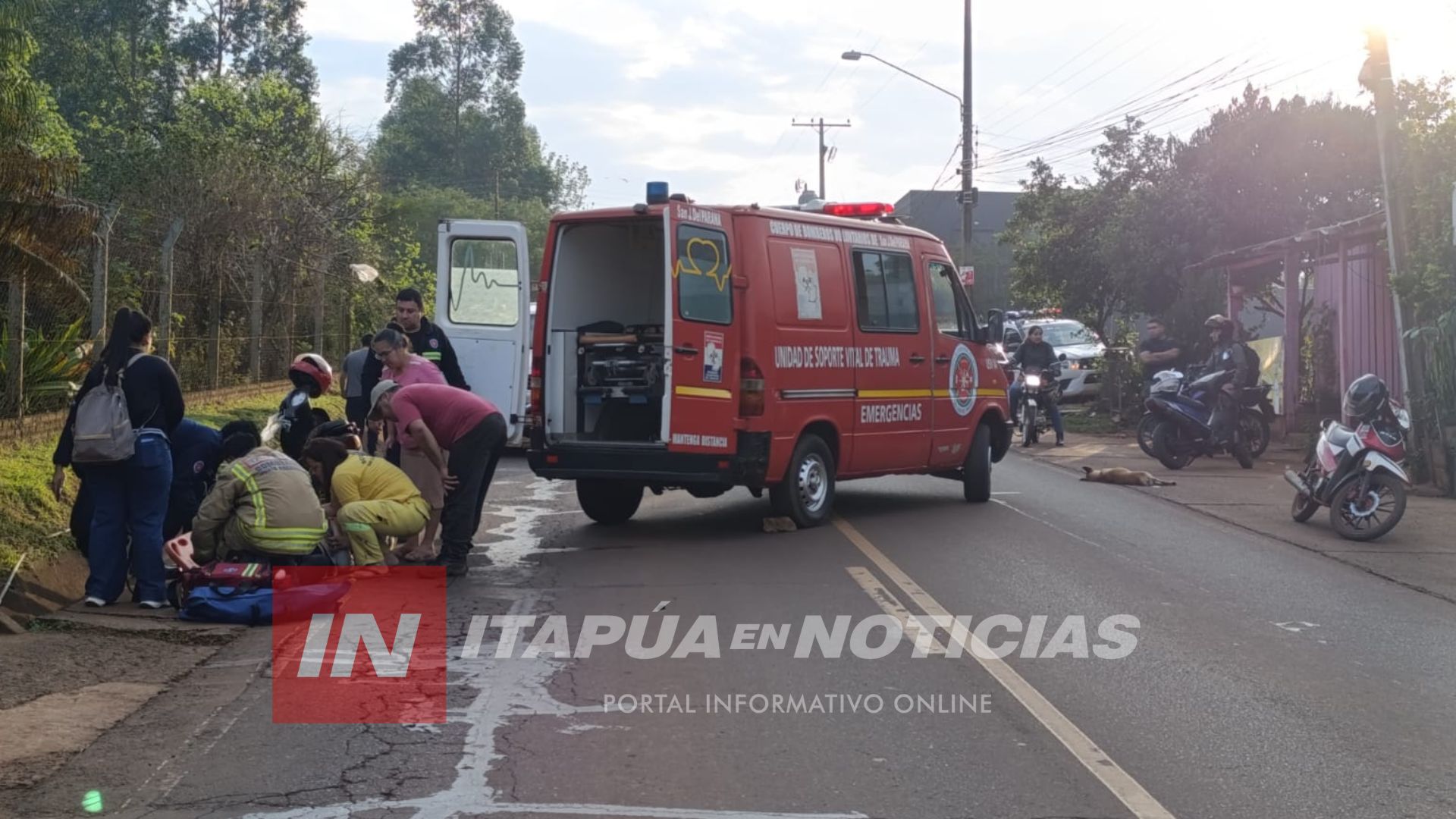 NUEVO SINIESTRO VIAL EN SAN JUAN DEL PARANÁ REAVIVA PEDIDO DE REDUCTORES DE VELOCIDAD NUEVO SINIESTRO VIAL EN SAN JUAN DEL PARANÁ REAVIVA PEDIDO DE REDUCTORES DE VELOCIDAD
