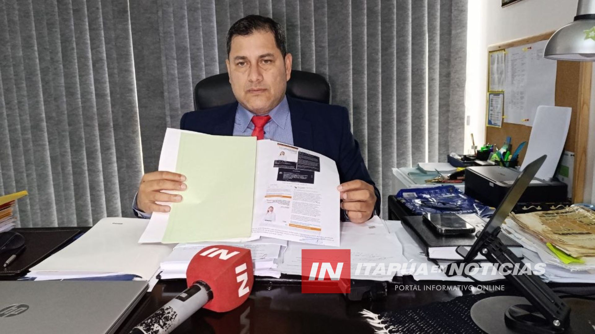 EXINTENDENTE DE ENCARNACIÓN PRESENTA QUERELLA CONTRA CONCEJAL DEPARTAMENTAL EXINTENDENTE DE ENCARNACIÓN PRESENTA QUERELLA CONTRA CONCEJAL DEPARTAMENTAL