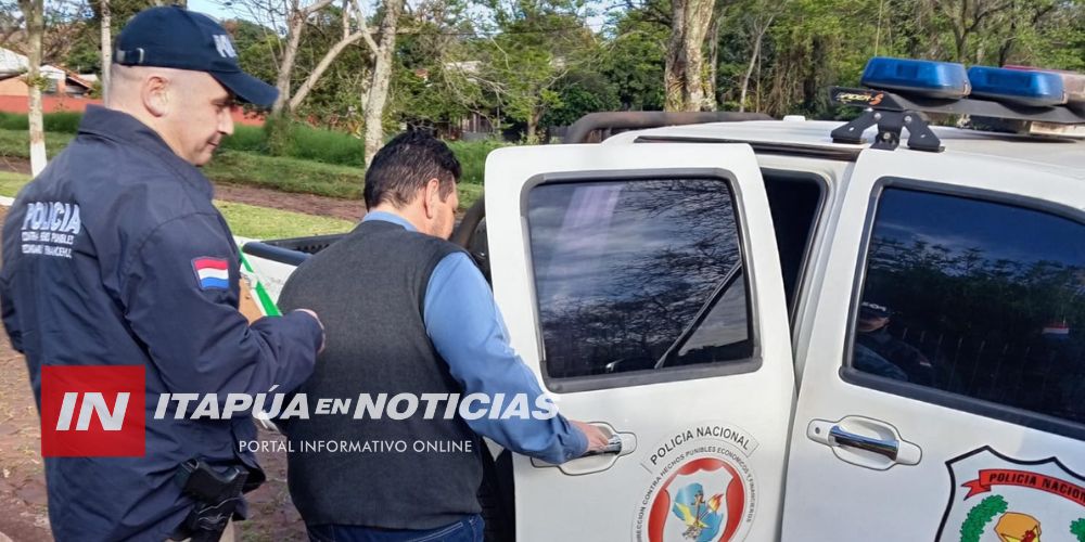 DETENIDO POR PRESUNTA DEFRAUDACIÓN DE G. 6.200 MILLONES A LA MUNICIPALIDAD DE JESÚS DETENIDO POR PRESUNTA DEFRAUDACIÓN DE G. 6.200 MILLONES A LA MUNICIPALIDAD DE JESÚS