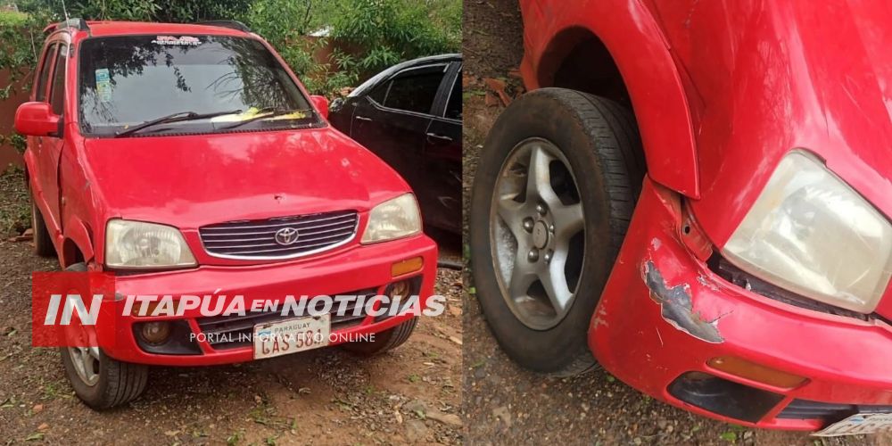 CAMIONETA INCAUTADA EN INVESTIGACIÓN POR CASO DE OMISIÓN DE AUXILIO