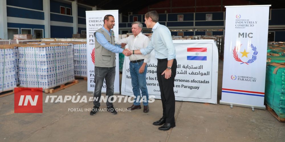 EMIRATOS DONÓ 289 TONELADAS DE INSUMOS PARA DAMNIFICADOS
