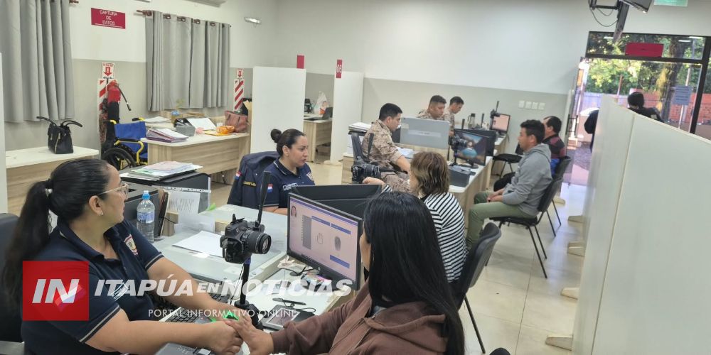LA CÉDULA YA SE IMPRIME EN ITAPÚA Y BUSCAN ACELERAR LA ENTREGA