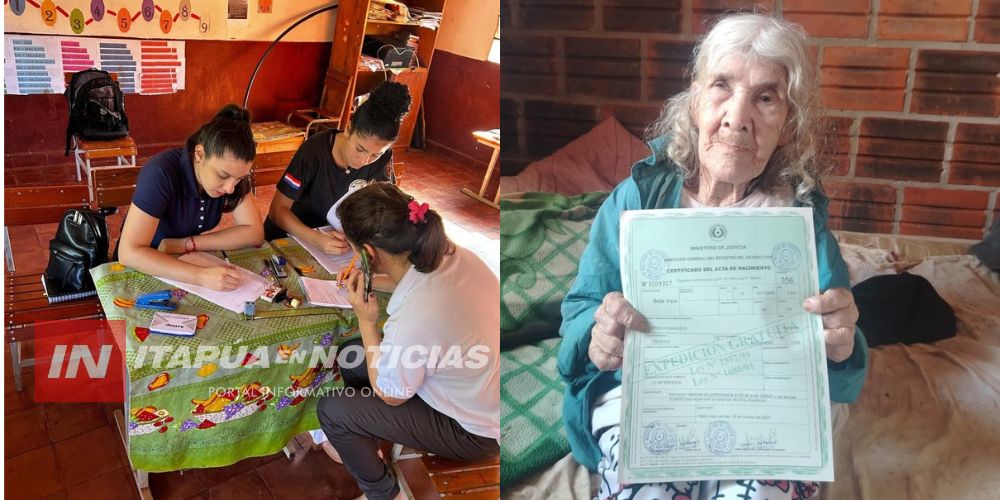 REGISTRO CIVIL AYUDA A ADULTOS MAYORES SIN IDENTIDAD