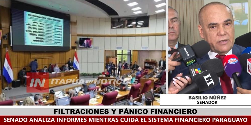 SENADOR BACHI NÚÑEZ PIDE EVITAR EL PÁNICO POR INFORMES BANCARIOS